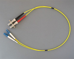 LWL Adapterkabel LC/ST Singlemode mit Stecker und Buchse