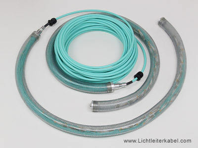 48-faseriges LWL Kabel mit vormontierten Einziehhilfen
