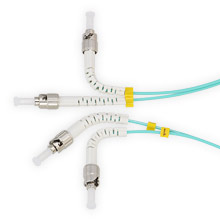 LWL Patchkabel gewinkelt mit ST Winkelstecker