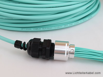 LWL Kabel Aufteiler mit 24 Fasern