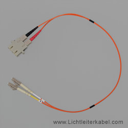 LWL Adapterkabel LC/SC Multimode OM1 mit Stecker und
Buchse LWL Adapterkabel LC/SC Multimode OM1 mit Stecker und Buchse