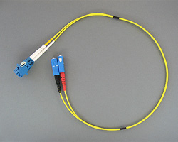 LWL Adapterkabel SC/LC Singlemode mit Stecker und Buchse