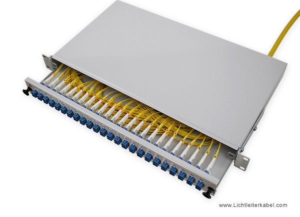 Anwendungsbeispiel: LWL Breakoutbox 48-fach LC duplex Singlemode