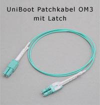 Uniboot Patchkabel OM3 mit Latch