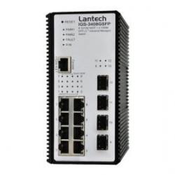 109452 - Industrie Switch 8x 10/100/1000BASE-TX 4x SFP MiniGBIC - Hutschiene