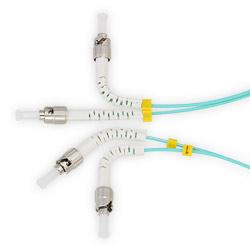 LWL Patchkabel ST-ST Duplex gewinkelt
