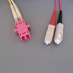 153224 - LWL Adapter SC/LC Multimode - LWL Adapterkabel mit SC Stecker auf LC Buchse
