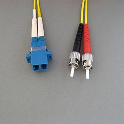153242 - LWL Adapter ST/LC Singlemode - LWL Adapterkabel mit ST Stecker auf LC Buchse