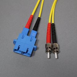 153262 - LWL Adapter ST/SC Singlemode - LWL Adapterkabel mit ST Stecker auf SC Buchse