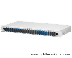 LWL Spleißbox mit 24x SC duplex Kupplungen