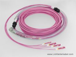 436040 - LWL Kabel mit 8 Fasern, 40m, LC-LC, OM4, U-DQ(ZN)BH