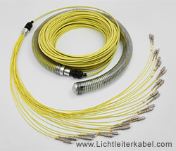465200 - LWL Kabel 200m (Indoor und Outdoor geeignet) SC-SC 24E 9/125µm OS1 / OS2