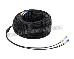 811005 - LWL Kabel, 50m, armiert, 4 Fasern, OS2, LC-LC