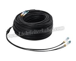 811305 - LWL Kabel, 50m, armiert, 4 Fasern, OM3, LC-LC
