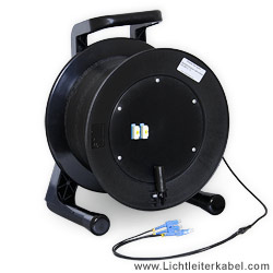 841120 - LWL Kabel auf Trommel, 200m, armiert, Singlemode, 4 Fasern, SC-SC