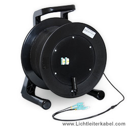 841430 - LWL Kabel auf Trommel, 300m, armiert, 4 Fasern, SC-SC, OM3